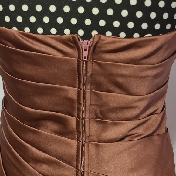 David's Bridal Rosewood Short Dress - Picture 9 of 10